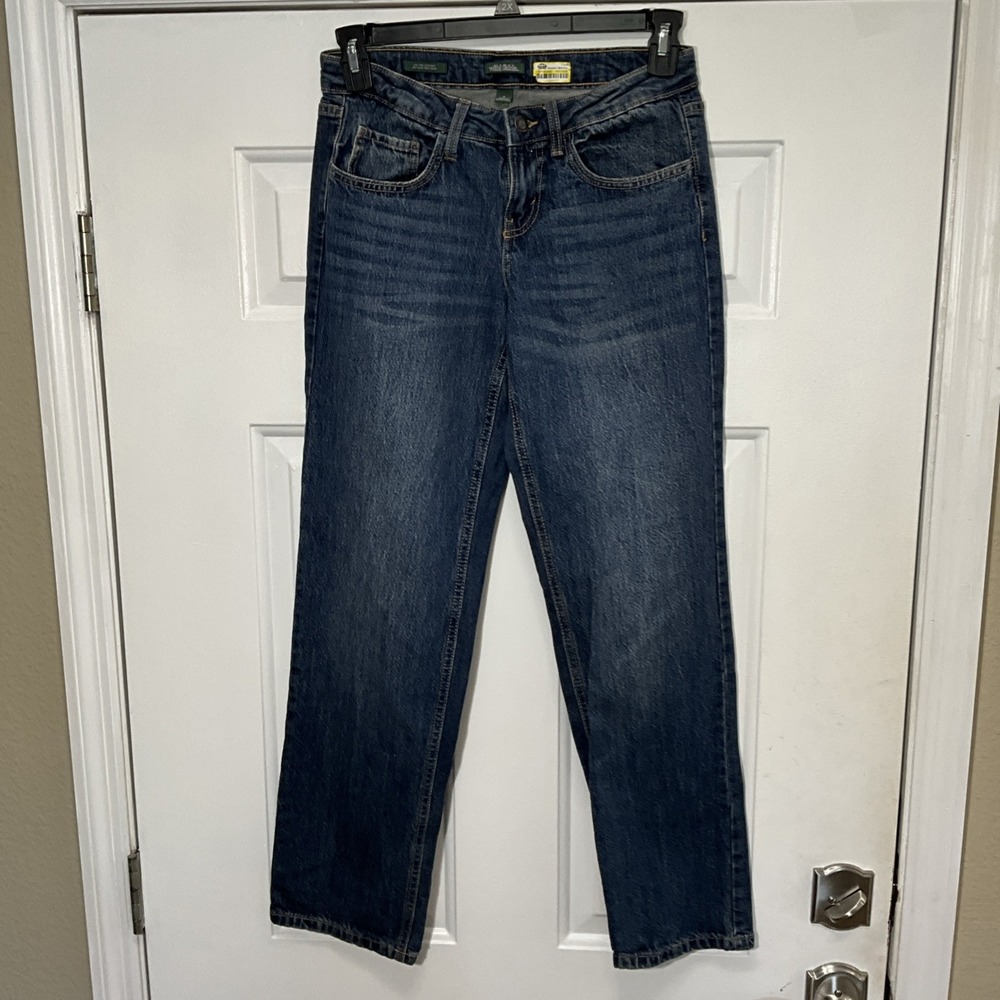 Wild Fable Mid Rise, Straight Leg Dark Wash Denim Jeans Women's Size 4